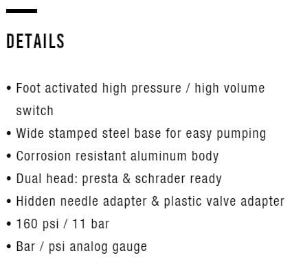 Cbgemfloorpumpdetails